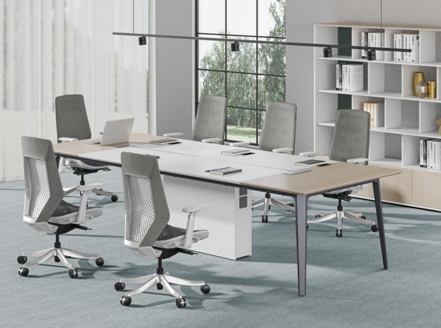 Modern luxury meeting table set design office wooden long conference meeting table office desk