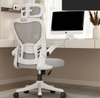 Ergonomic Home Office Chair, High Back Desk Chair with Unique Adaptive Lumbar Support, Adjustable Headrest