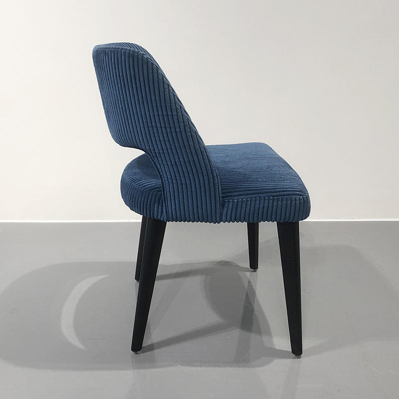 Modern and minimalist home restaurants Solid wood hotel dining tables and chairs light luxury designers backrest chairs