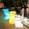 LED portable bar table and chair led Bright led funiture 16 color changing bar counter for nightclub event Wedding party