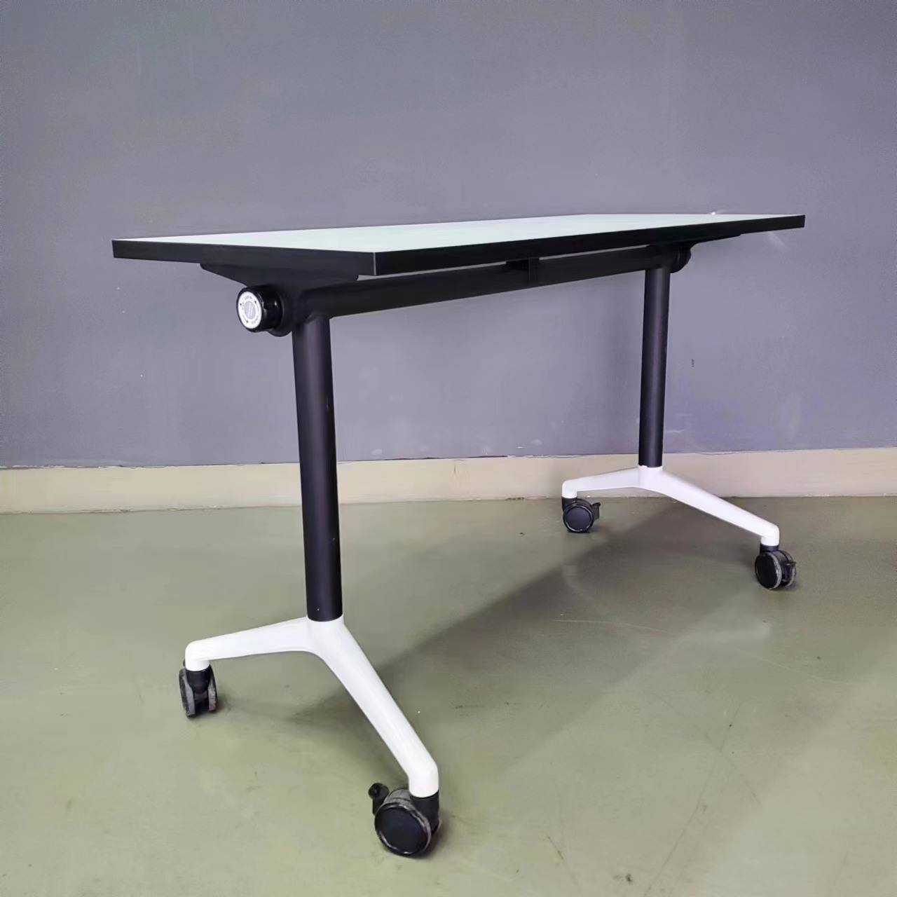 training table classroom student college desk move wheels foldable training office desk home office desk commercial furniture