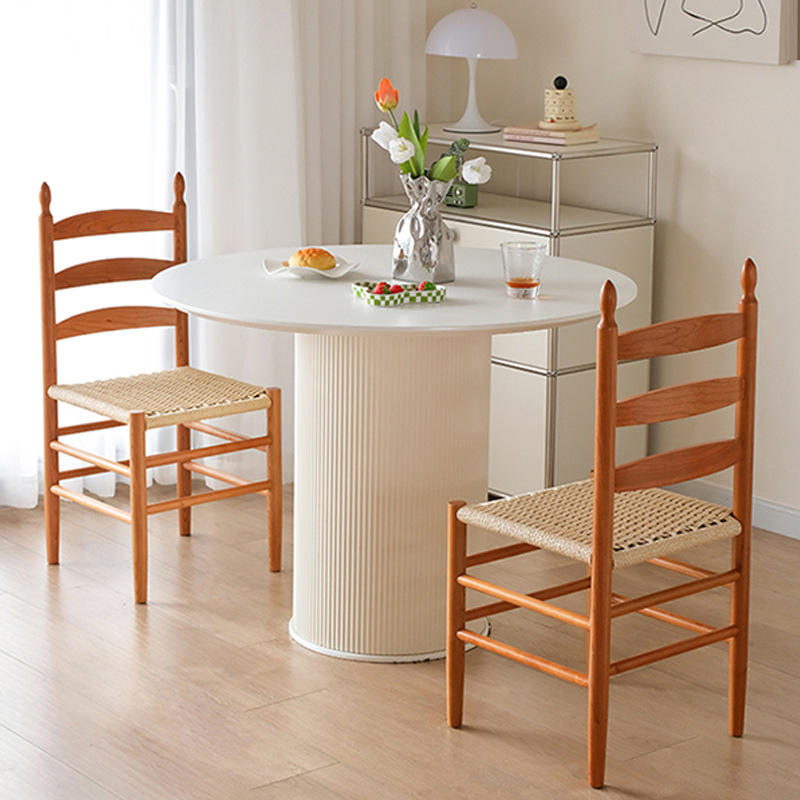 Iconic Nordic Scandinavian Style Solid Ash Wood Wishbone Dining Chair with Paper Cord Seat