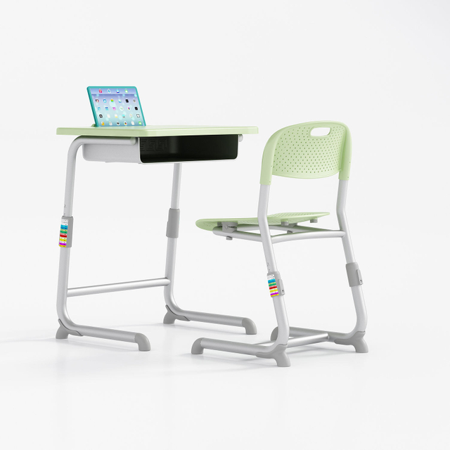 School desk and chair adjustable height in classroom sets mesas