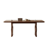 French Retro Style Dining Table House Rectangular Solid Wood Dining Table Chair Set Commercial Dining Table mesas