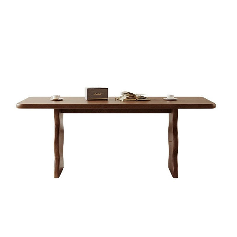 French Retro Style Dining Table House Rectangular Solid Wood Dining Table Chair Set Commercial Dining Table mesas