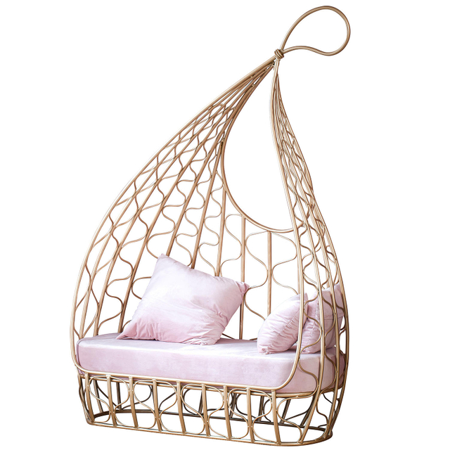 Light Luxury Cloth Fabric Sofa Living Room Balcony Commercial Furniture Iron Leisure Sofa