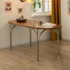 Wire Leg Dining Table Dining Room Furniture Marble Slate Rock Tabletop Dinner Table home office desk commercial furniture mesas