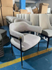 Custom Leather Wood Bar Restaurant Chair Commercial Furniture sillas Dining Room Chair Modern Simple Light Luxury Bar Chair