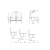 High quality durable comfortable church auditorium cinema chair stackable chair