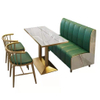 Wholesale Fashion Creative Wire Leg commercial furniture Dining Room Furniture Marble Slate Rock Tabletop Dinner Table mesas