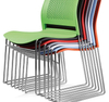 Wholesale Industrial Design Stackable Iron Chair Frame Cafe Restaurant Durable Dining Chair