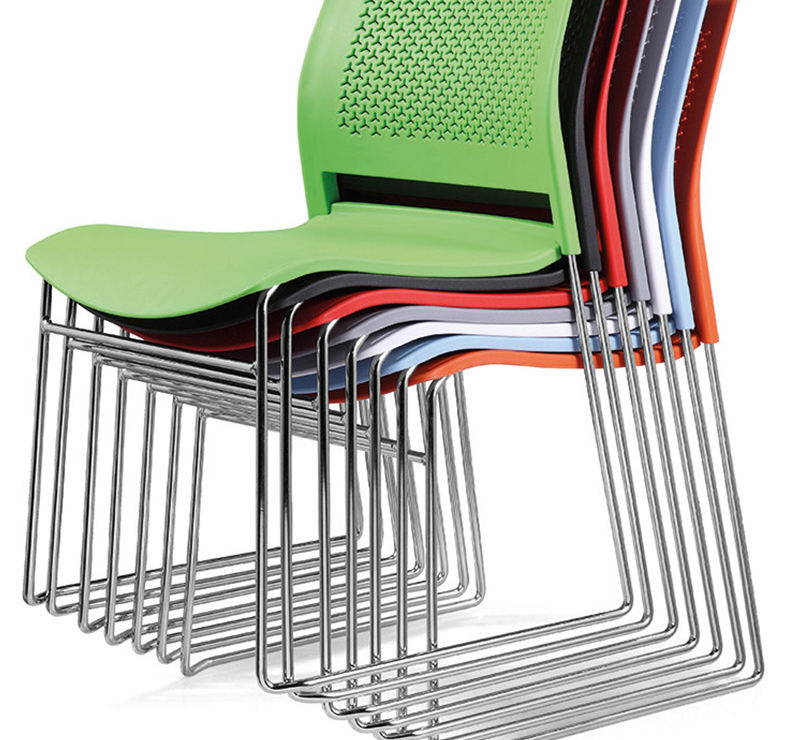 Wholesale Industrial Design Stackable Iron Chair Frame Cafe Restaurant Durable Dining Chair
