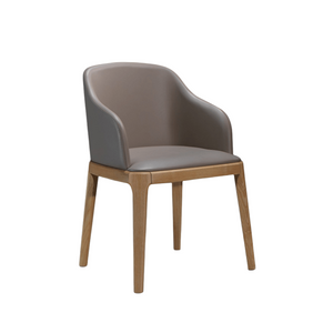 Nordic Wooden Dining Chair Commercial Furniture sillas Dining Chair With Pu Leather Cushion for Hotel restaurant wooden chair