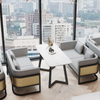 White 12mm Sintered Stone Restaurant Dining Table