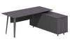 Office desk luxury executive modern office desk l shaped computer desk office furniture mesas