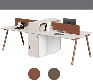 Cheap executive manager CEO office furniture white modern L shape glass wooden office desk