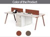 Multi-purpose Flat L shape Home Office Computer Desk with Shelves
