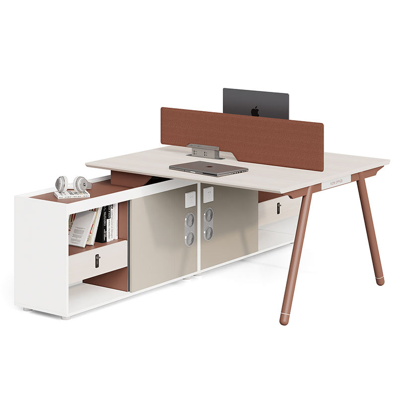 Multifunction Commercial Furniture Modular White Executive Electric Height Adjustable Office Desk For Boss Manger