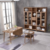 Full Solid Wood Desk Nordic Simple Combination Computer Desk Rubber Wood Timber Desk Study Furniture Manufacturers Wholesale