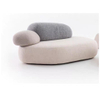 Italian light luxury simple cloth multi-shaped free combination module sofa sectional couch sofa for living room waiting room
