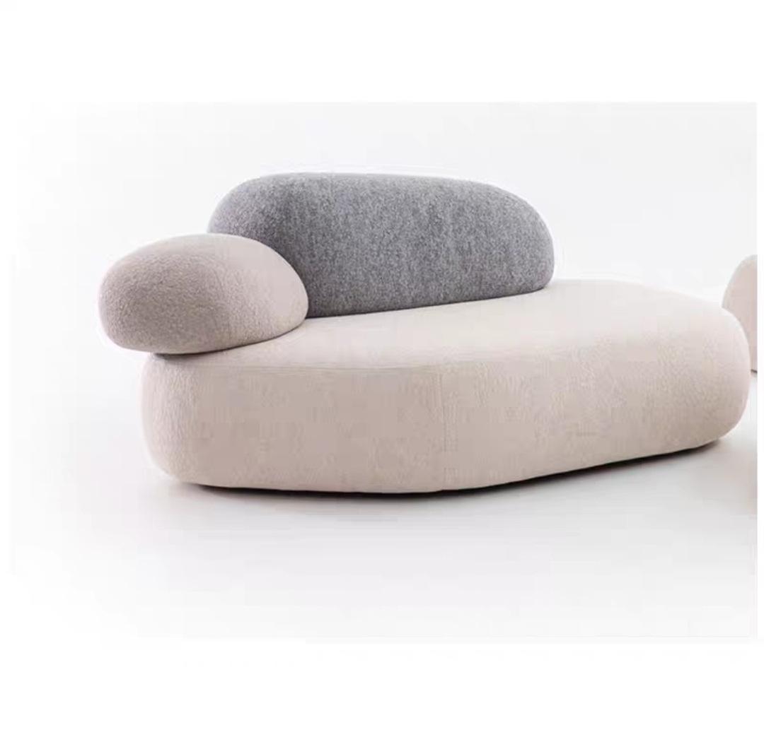 Italian light luxury simple cloth multi-shaped free combination module sofa sectional couch sofa for living room waiting room