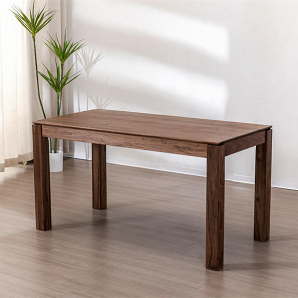 New Arrival Luxury Furniture Dining Tables Rectangular Dining Table Solid Wood Natural Finish Dinning Table Set For Dining Room