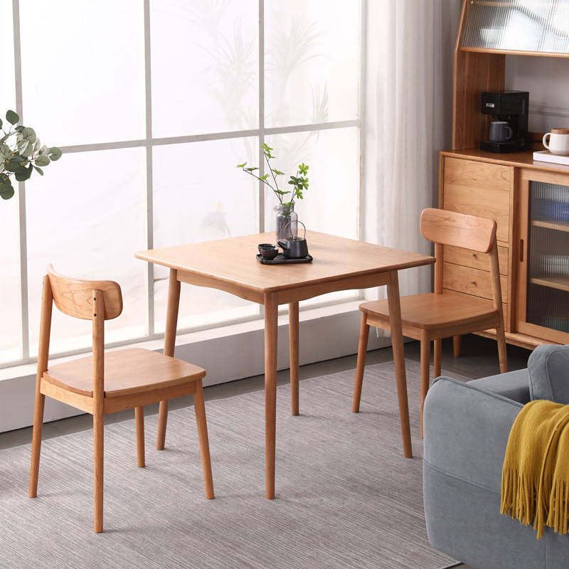 Cheap Price In Stock Nordic Classic Design Solid Wooden Dining Chair Modeng Kitchen Dining Room Restaurant Cafe Chair For Hotel
