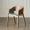 Hot Selling Nordic Solid Wood Dining Chair Modern Simple Negotiation Chair Leisure Armchair For Restaurant Living Room Cafe Shop
