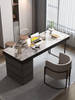 Black Home Office Desk and Chair Design luxury stone top Work Desk Modern Office Table Furniture
