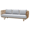 Nordic Luxury Modern Courtyard Sofa Set Rattan Outdoor Lounge Chair Waterproof Fabric Cover For Sofa Commercial Sofa Furniture