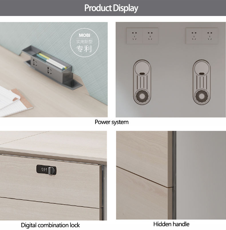 Home Executive Work Desk Modern Wooden Study Writing Student Computer Table Office Desk With Drawer