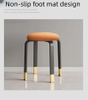 Round Stool Soft Cushions Dining Chair Living Room Sponge Stool Sillas Wholesale Stacked Leisure Chairs