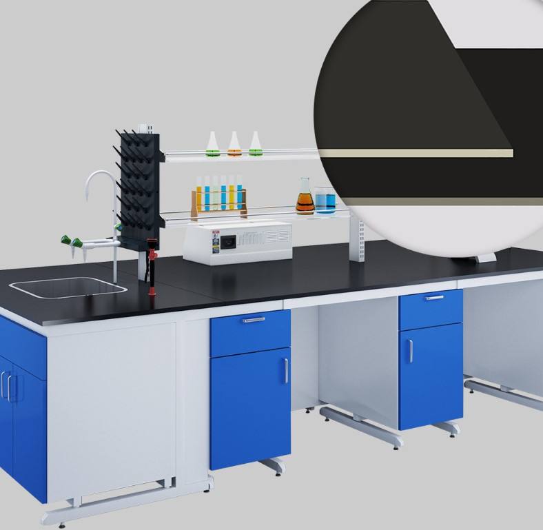 Customized Design High Quality Lab Pharmacy School Chemical Resistant Lab Bench