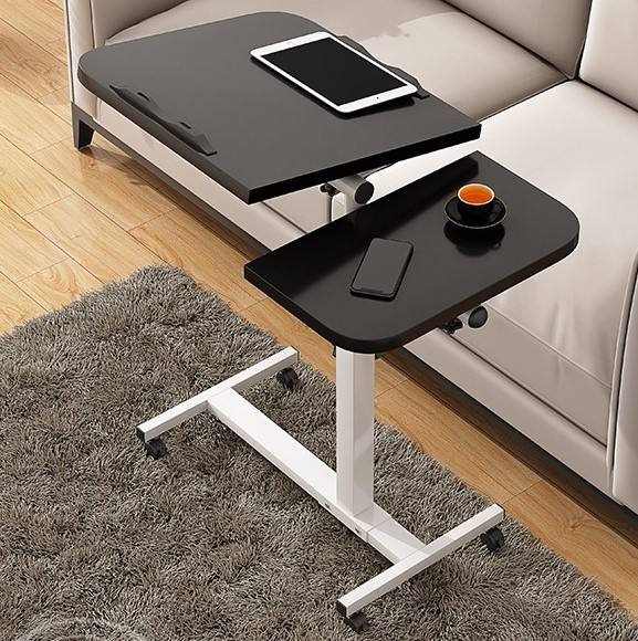 Factory custom overbed laptop desk table adjustable bedside desk table for dinning and work Laptop Desk table