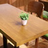 Modern coffee shop booth seating leather button restaurant sofa wood cafe table and chairs set restaurant furniture