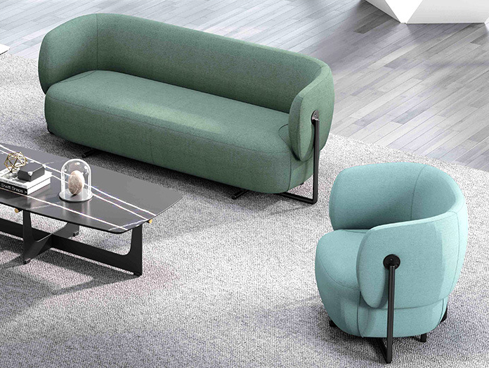 Home Office Sofa Set Modern Design Couch Sofa Reception Area commercial furniture mesas sillas