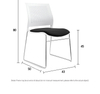 Wholesale Industrial Design Stackable Iron Chair Frame Cafe Restaurant Durable Dining Chair