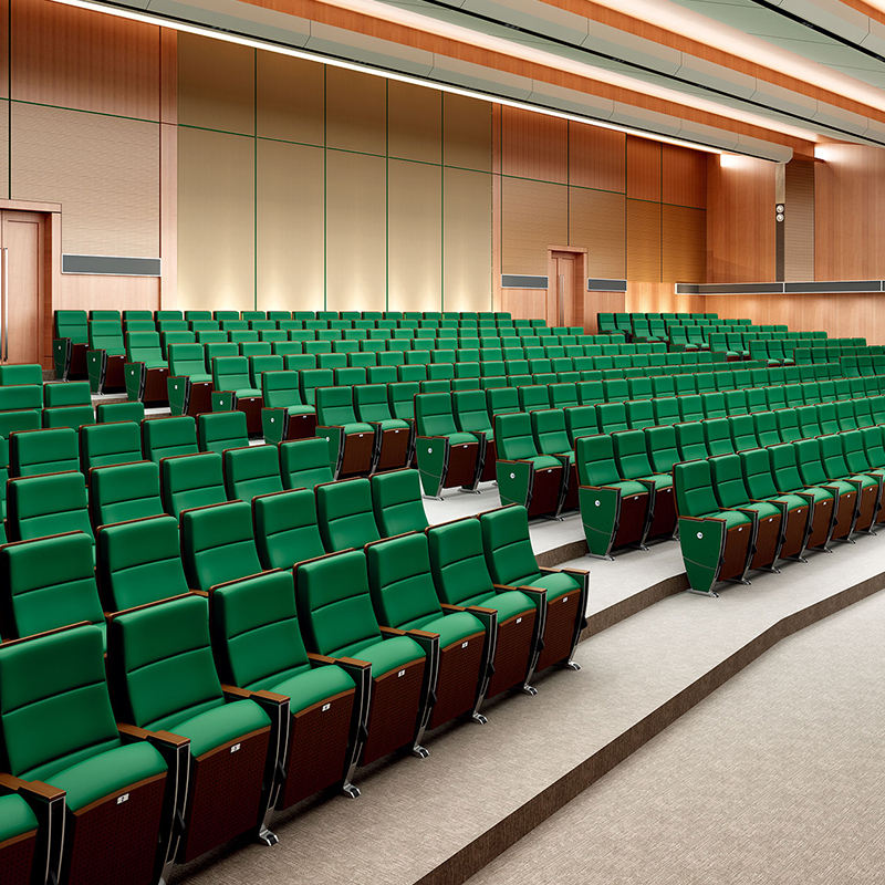 stackable chair Luxury high quality sponge cushioned church auditorium cinema chair