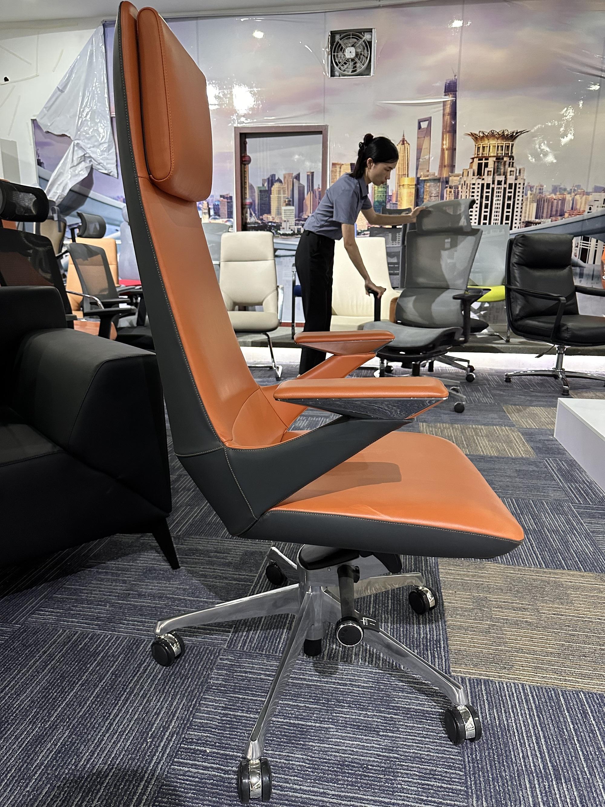 Swivel modern revolving mesh fabric ceo quality computer Adjustable ergonomic Executive Office Chair genuin leather