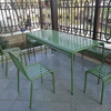 Outdoor Camping Tables And Chairs Coffee Shop Cafe Cake Shop Outdoor Dining Table Chair Set Outdoor Desk And Chair Set
