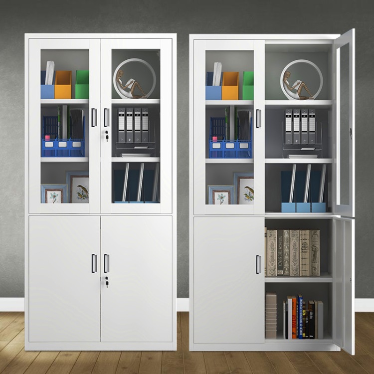 Lockable Office File Documents Storage Cabinet Lock Stainless Steel File Cabinets