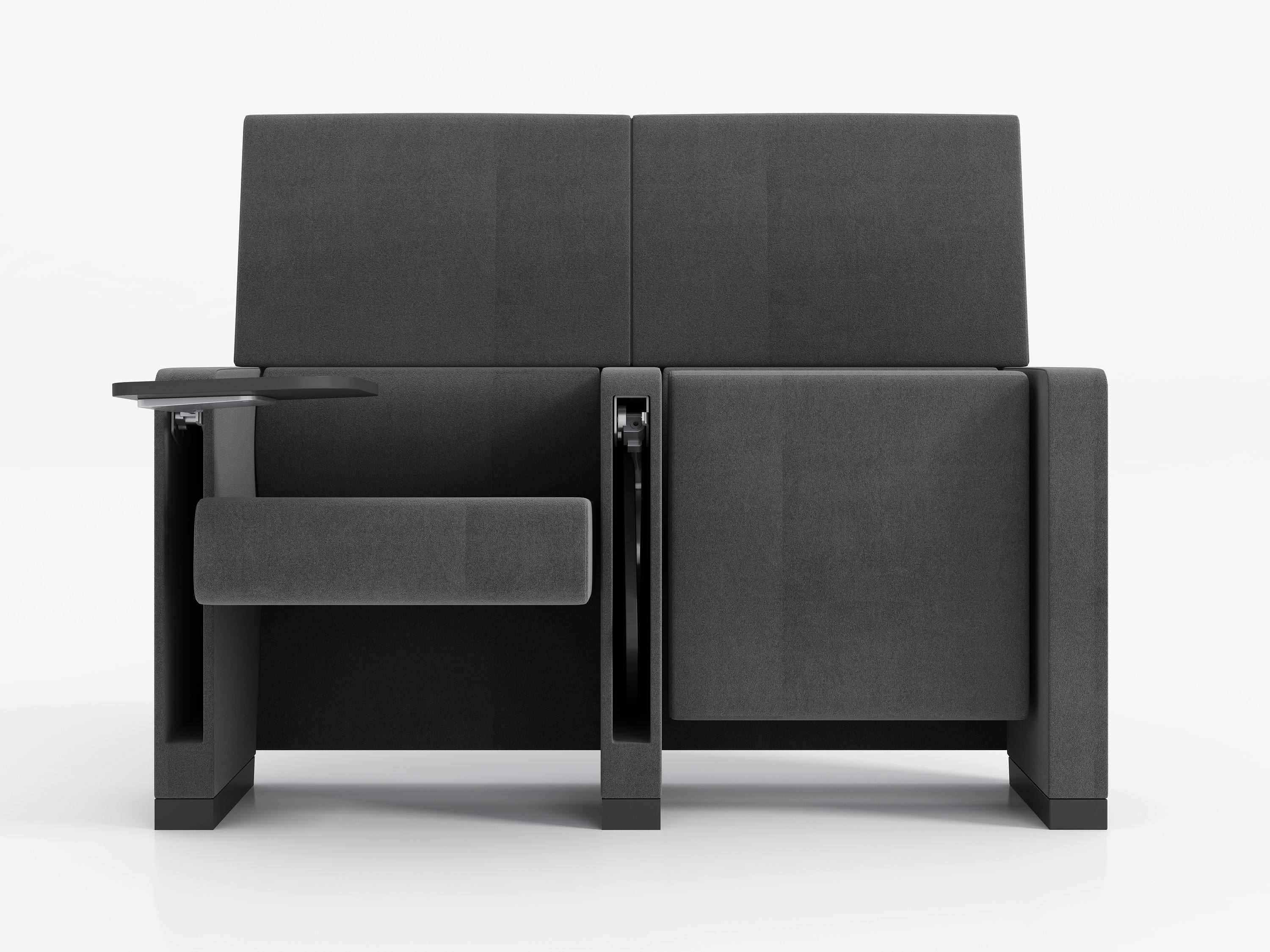 Luxury high quality sponge cushioned church auditorium cinema chair stackable chair