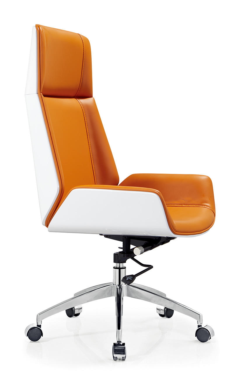 Comfortable executive swivel wheels leather mesh furniture black rolling ergonomic office chair furniture sillas