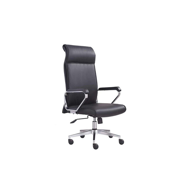 Comfortable executive swivel wheels leather mesh furniture black rolling ergonomic office chair furniture sillas