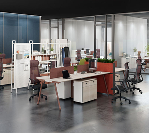 Multi-purpose Flat L shape Home Office Computer Desk with Shelves