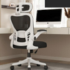 Ergonomic Home Office Chair, High Back Desk Chair with Unique Adaptive Lumbar Support, Adjustable Headrest