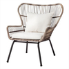 Outdoor All-Weather Wicker Chair set Patio outdoor Chair set 3 pieces