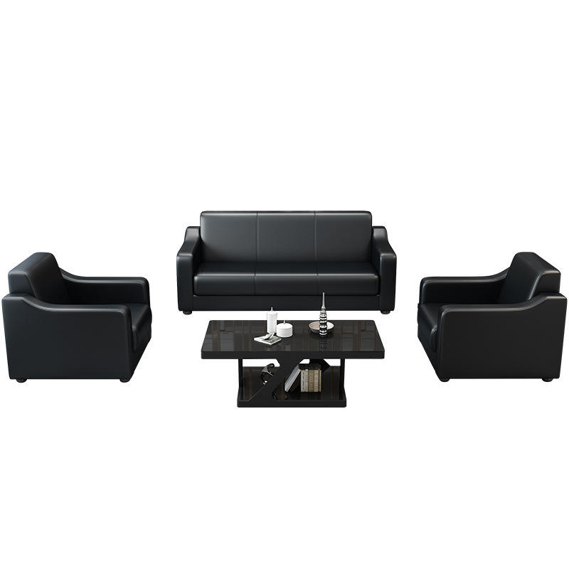 Home Office Sofa Set Modern Design Leather Couch Sofa Reception Area Commercial Furniture High Quality Sofas For The Living Room
