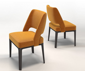Modern and minimalist home restaurants Solid wood hotel dining tables and chairs light luxury designers backrest chairs