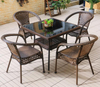 Wholesale outdoor rattan Chair steel structure High Quality Chair Armrest Rattan Seat And Dining Chair